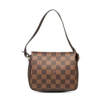 Louis Vuitton Pre-owned Handbags, female, Brown, Size: ONE SIZE Pre-owned Small Checkered Shoulder Bag