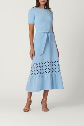 Shoshanna Oakview Knit Pendelton Dress in Sky Blue at Nordstrom, Size X-Large