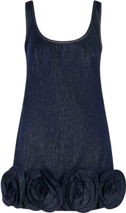 Self Portrait Blue Denim Dress