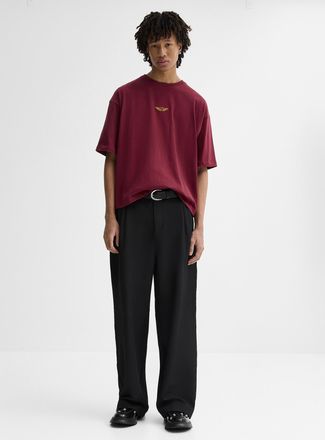 Djab Mens Loose pleated dress pant Dalston fit - Wide pleated