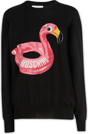 Moschino Stijlvolle Dames Sweatshirt - Dames - Sweatshirts - Zwart - 2XS - Hoodies & sweatvesten