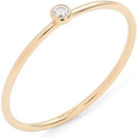Nashelle Birthstone Ring in April Gold at Nordstrom, Size 8