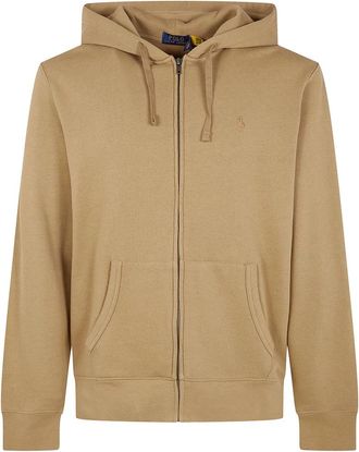 Polo Ralph Lauren Long Sleeve Sweatshirt - Heren - Vesten met rits - Beige - XL - Hoodies & sweatvesten