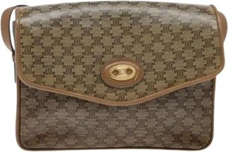 Celine Pre-owned Cross Body Bags, female, Beige, Size: ONE SIZE Pre-owned Plastic Cross Body Bag