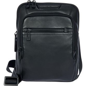 Porsche Design Roadster Leather EVO Shoulder Bag in Black at Nordstrom, Size Small
