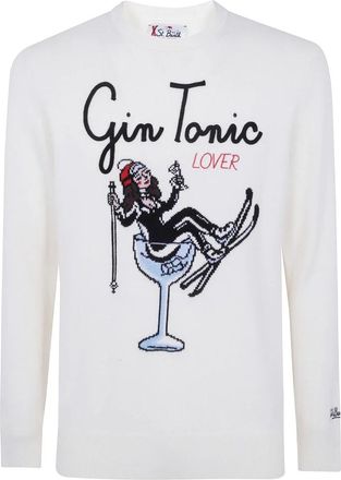 MC2 Saint Barth Jersey Heron de cuello redondo - Knitwear - Hombre - Blanco - XL