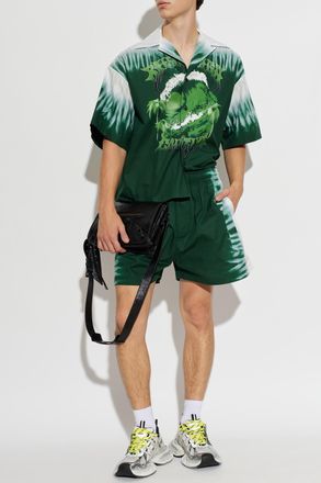 Balenciaga Short-sleeve Shirt, Mens, Green