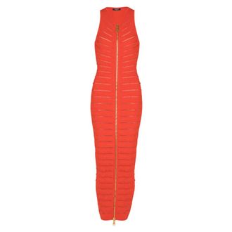 Balmain Mujer, Vestidos, Rojo, Talla: 2XS