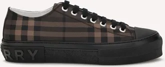 Burberry Jack Check nylon-blend Sneakers Male 44