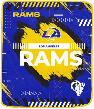 Pegasus Sports Los Angeles Rams Nfl Team Modern Graphic Fleece Blanket