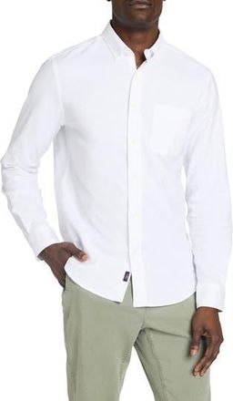 Faherty Cotton Blend Oxford Button-Down Shirt in Pure White at Nordstrom Rack, Size Xx-Large