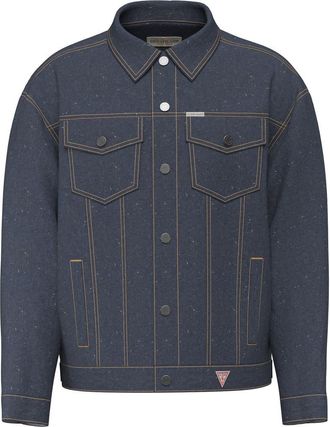 Guess Oversize Trucker Jacket in Gcs3-Light at Nordstrom, Size Xx-Large