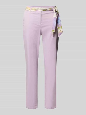 Christian Berg Slim Fit Chino mit Viskose-Anteil in Lavender, Gr&ouml;&szlig;e 36