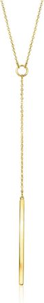 RS Pure by Ross-Simons Italian 14kt Yellow Gold Bar Y-Necklace