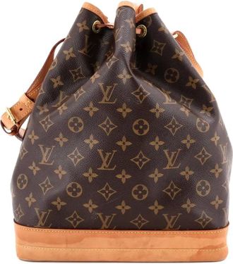 Louis Vuitton Noe Handbag Monogram Canvas Large bucket bag - Bruin