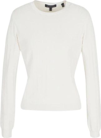 A|X Armani Exchange Trui met ronde hals - Dames - Ronde hals truien - Beige - M - Truien & Vesten