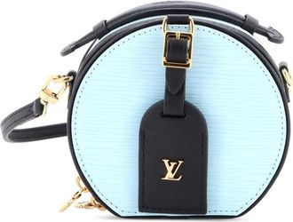 Louis Vuitton Boite Chapeau Epi leren mini-crossbodytas - Blauw