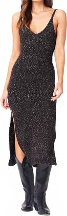 Saltwater Luxe Eliza Knit Midi Dress In Black