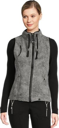 Jamie Sadock Full Zip Vest Womens Jacket Charcoal Grey : 2XL, Polyester/Spandex