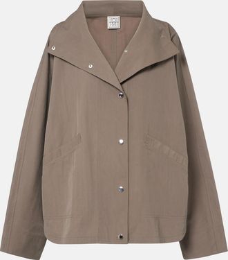 Toteme Oversized cotton-blend jacket