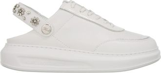 Karl Lagerfeld Low-Top Sneaker - Kapri Florastone Sling - Gr. 36 (EU) - in Weiß - für Damen