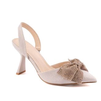 Twentyfourhaitch Stilosa Slingback - Dames - Schoenen - Roze - Maat: 41 EU Satijn