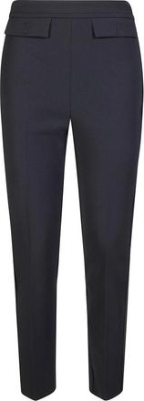 Elisabetta Franchi Pantalone - Dames - Slim Fit Broeken - Zwart - L - Broeken