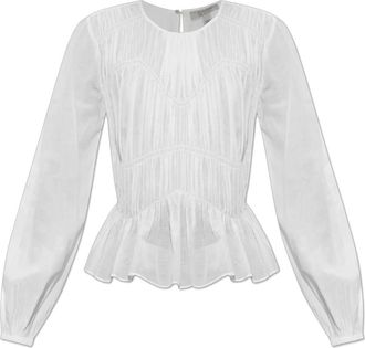 AllSaints Overhemden, Dames, Wit, XS, Leer, Top Melani