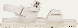 Dior 10MM DIORACT LEATHER SANDAL