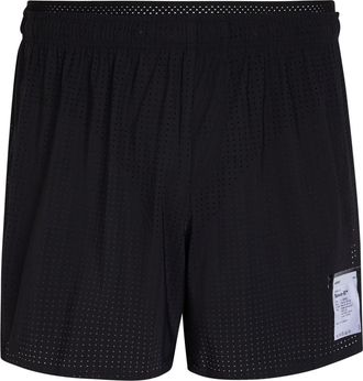 SATISFY Space-o 5 Perforated Stretch-jersey Shorts - Black - XL