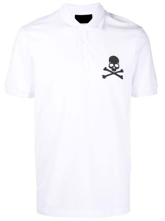 Philipp Plein Polo a maniche corte - Bianco