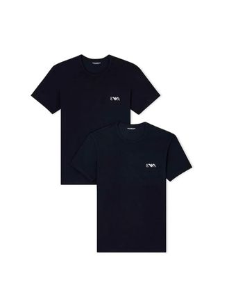 Emporio Armani Heren T-shirt Pakket x2 Eagle GA