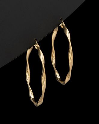 Italian Gold, Inc 18K Italian Gold Round Twisted Hoops