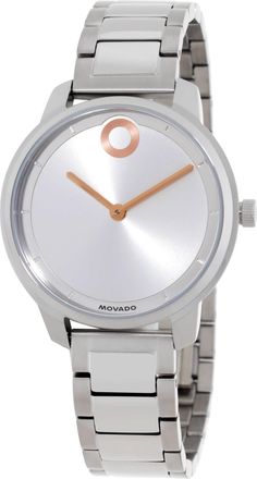 Movado Trend Element Quartz Silver Dial Ladies Watch 3600975