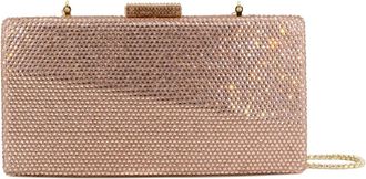 Twentyfourhaitch Clutch totalmente de cristales - Bags - Mujer - Rosa - ONE SIZE
