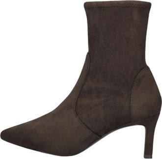Unisa Schoenen, Dames, Bruin, 39 EU, Leer, Lavoy Enkellaars