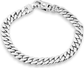 Pompeii3 Mens Cuban link 14k Gold (49gram) or Platinum (79gram) 8mm Link Bracelet 8.5