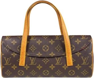 Louis Vuitton Tweedehands Canvas Louis Vuitton tassen - Dames - Vintage Handtas - Bruin - ONE Size - Vintage