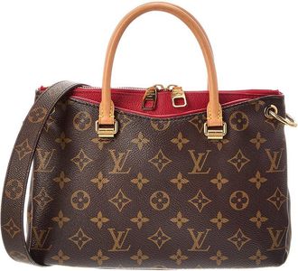 Louis Vuitton Brown Coated Canvas Pallas Bb (Authentic Pre-Loved)