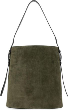 Coperni Trapezoidal Suede Bag with Adjustable Leather Strap