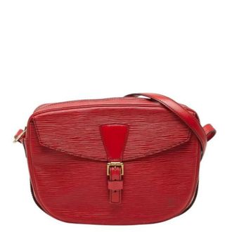 Louis Vuitton Tweedehands leren Louis Vuitton tassen - Dames - Pre-owned - Rood - Maat: ONE Size Leer
