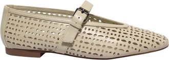 Bibi Lou Maia Flat - Dames - Schoenen - Beige - Maat: 36 EU Katoen