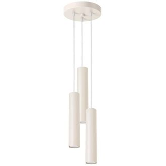 Wonderlamp L&aacute;mpara Colgante Vaza Beige, 3 Luces