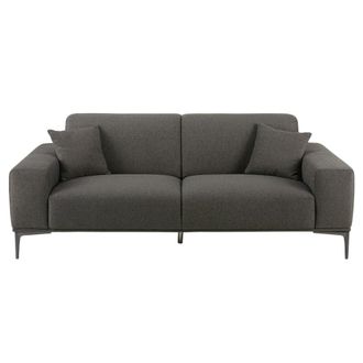 Maisons du monde Sof&aacute; de 2/3 plazas gris antracita