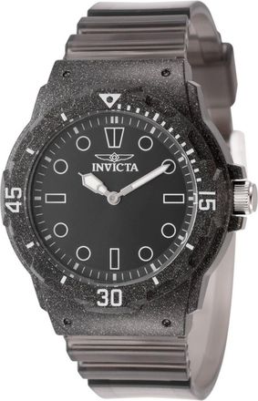 Invicta Celestial 49208 Dames Horloge - Quartz Uurwerk - Plastic met zwarte Wijzerplaat - 35mm