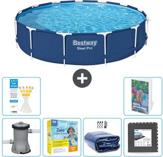 Bestway Piscina Bestway Steel Pro Redonda - 396x84 Cm - 7-piezas S285