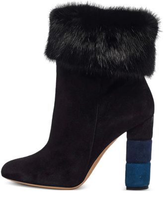 Ferragamo 11 0mm su&egrave;de laarzen - Zwart