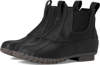 L.L.Bean Bean Boots 6.5 Chelsea Womens Boots Black/Black/Warm Gray Opaque : 6.5 B - Medium, Leather