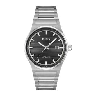 HUGO BOSS Candor Automatisch Horloge - unisex - Accessoires - Grijs - Maat: ONE Size
