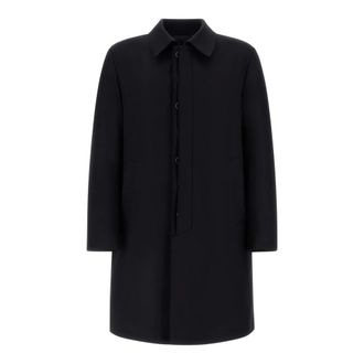 Herno Hombre, Abrigos, Negro, Talla: L